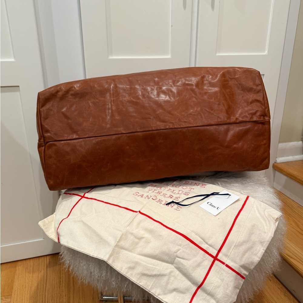 Clare V, Weekender, camel leather - Picture 10 of 16